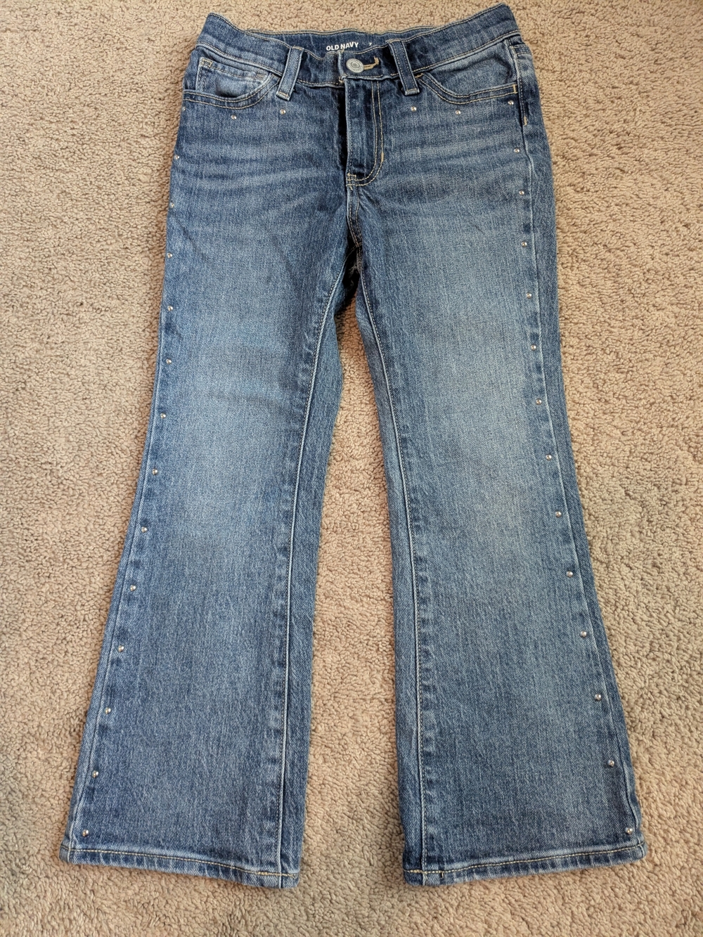 Old Navy Girl's High-Rise Flare Jeans - Blue
